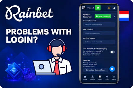Learn how to log in to your Rainbet account